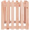 vidaXL Plantenbak met hekontwerp 60x60x60 cm massief douglashout
