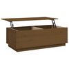 vidaXL Salontafel 100x50x35 cm massief grenenhout honingbruin