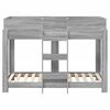 vidaXL Bunk Bed voor Kinderen Grijs Sonoma 80 x 160 cm Bewerkt hout