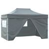 vidaXL Partytent 280 x 410 x 315 cm Antracietkleurig Oxford Stof