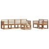 vidaXL Buiten bankenset 7 pcs Naturel Massief Acaciahout