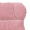 vidaXL Fauteuil Roze 69 x 74 x 93 cm Fluweel
