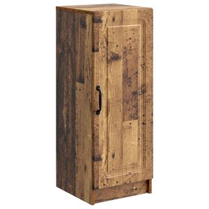 vidaXL Dressoir Oud hout 33 x 34,5 x 87 cm Bewerkt hout