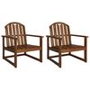 vidaXL Tuinstoelen 2 st massief acaciahout