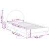 vidaXL Bedframe voor kinderen met hoofdbord Lichtgrijs 90 x 200 cm
