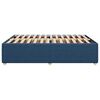 vidaXL Bedframe zonder matras stof blauw 140x190 cm