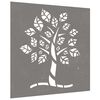 vidaXL Wanddecoratie tuin boomontwerp 55x55 cm cortenstaal