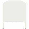 vidaXL Tv-meubel 135x39x43,5 cm koudgewalst staal wit