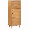 vidaXL Highboard Lichtbruin 40 x 33 x 110 cm massief mangohout