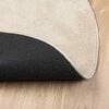 vidaXL Vloerkleden Ovaal HUARTE Beige 100 x 200 cm 100% Polyester