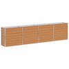 vidaXL Verhoogde plantenbak Licht Bruin 320 x 40 x 77 cm
