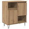 vidaXL Dressoir 3 pcs Artisan Eiken 60 x 35 x 70 cm