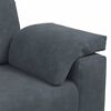 vidaXL Loveseat bank 180x77x82 cm fluweel donkergrijs