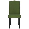 vidaXL Eetkamerstoelen 2 st fluweel donkergroen