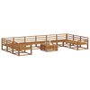 vidaXL Buiten bankenset 11 pcs Naturel Massief Acaciahout