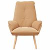 vidaXL Fauteuil Beige 69 x 74 x 93 cm Sherpa Stof
