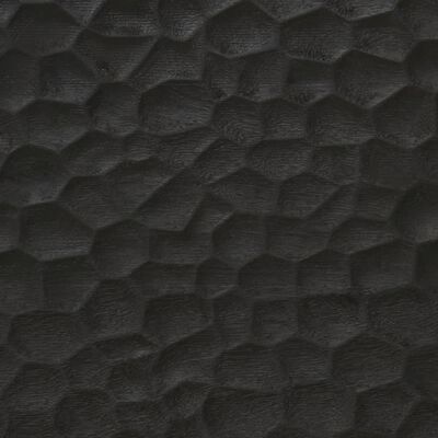 vidaXL Badkamerspiegel 50x70x2,5 cm massief mangohout en glas zwart