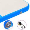 vidaXL Gymnastiekmat met pomp opblaasbaar 200x200x10 cm PVC blauw