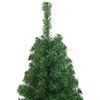 vidaXL Kunstkerstboom Groen 150 cm PVC en Staal en Kunststof