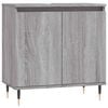 vidaXL Badkamerkast 58x33x60 cm bewerkt hout grijs sonoma eikenkleurig