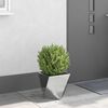vidaXL Plantenbak Zilver 30 x 30 x 30 cm Gegalvaniseerd staal
