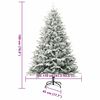 vidaXL Artificial Pre-lit Kerstboom met Ballenset Groen 180 cm