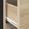 vidaXL Dressoir met lade Sonoma 79 x 36 x 75.5 cm Bewerkt hout