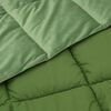 vidaXL Winter Dekbed Gekwilt Groen 155 x 200 cm Microfiber