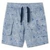 Kindershorts met trekkoord 116 donkerblauw