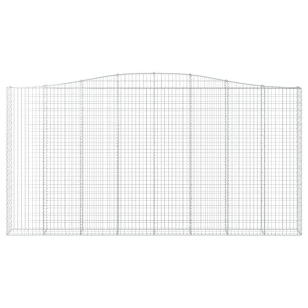 vidaXL Schanskorven 5 st gewelfd 400x30x200/220 cm ijzer