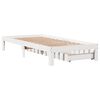vidaXL Bedframe met lades massief grenenhout wit 90x200 cm