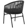 vidaXL 5-delige Tuinset massief acaciahout en PVC-rattan