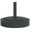vidaXL Parasolvoet voor stokken van Ø38 / 48 mm 25 kg rond