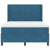 vidaXL Boxspringbed met hoofdeinde Blauw 140 x 190 cm Fluweel