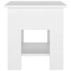 vidaXL Salontafel 40x40x42 cm bewerkt hout wit