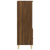 vidaXL Hoge kast 40x36x110 cm bewerkt hout bruineiken