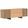 vidaXL Tv-meubel 120x30x40,5 cm bewerkt hout artisanaal eikenkleurig