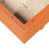 vidaXL Plantenbak 110x110x26,5 cm massief grenenhout wasbruin