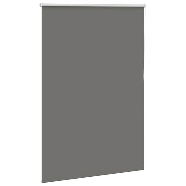 vidaXL Rolgordijn verduisterend 110x150 cm stofbreedte 105,7 cm grijs