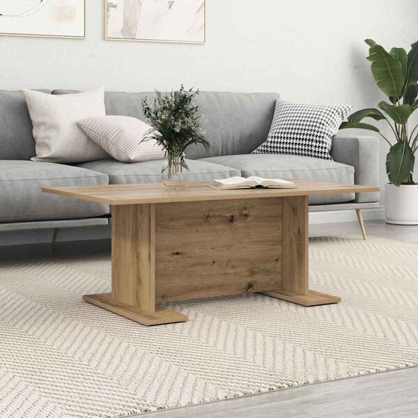 vidaXL Salontafel artisanaal eikenkleurig 103,5 x 60 x 40 cm