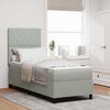 vidaXL Boxspringbed met matras Lichtgrijs 80 x 200 cm Stof