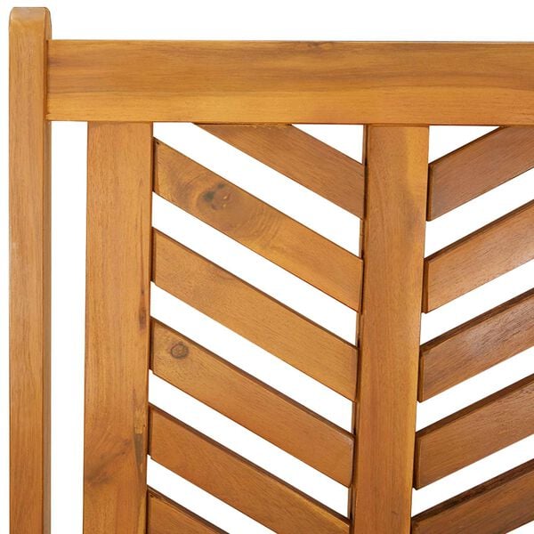 vidaXL Tuin eettafelset 3 pcs Bruin Massief Acaciahout