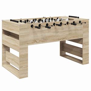 vidaXL Honkbaltafel Sonoma Eiken 146,5 x 74 x 85 cm Bewerkt hout