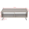 vidaXL Tv-meubel/salontafel 110x50x40 cm grijs