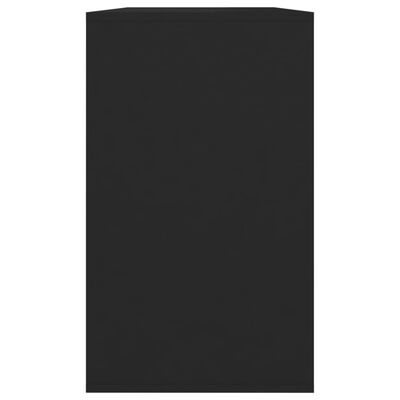 vidaXL Dressoir 120x41x75 cm spaanplaat zwart