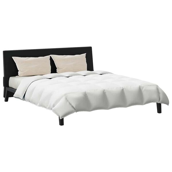 vidaXL Dekbed Set met kussen 3 pcs Wit Donsveertjes