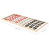 vidaXL Bedframe met 12 latten verstelbaar hoofdeinde 70x200 cm