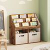 vidaXL Kinderen Boekenkast Oudhout 72,5 x 29,5 x 69 cm Bewerkt hout