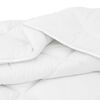 vidaXL Dekbed met Kussens 3 pcs Wit Microfiber en Dons Feather