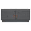 vidaXL Salontafel 80x50x35 cm massief grenenhout grijs